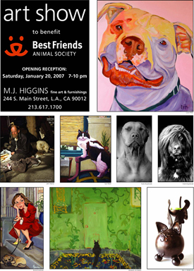 Best Friends Art Show Flyer