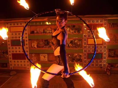 Laura Morgan Fire Hoop Goddess