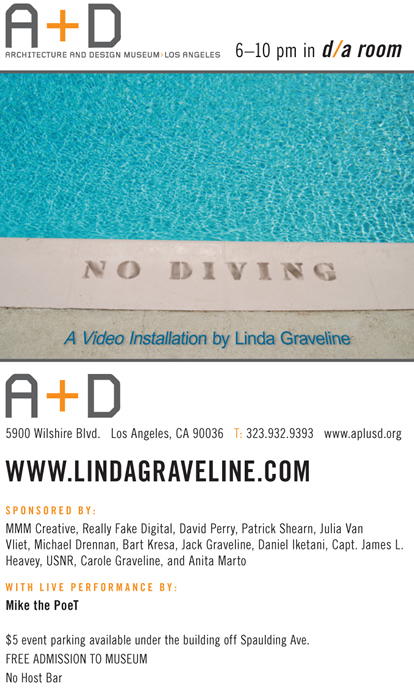 Art Exhibit: Architecture and Design Museum: Linda Graveline???s ???No Diving???
